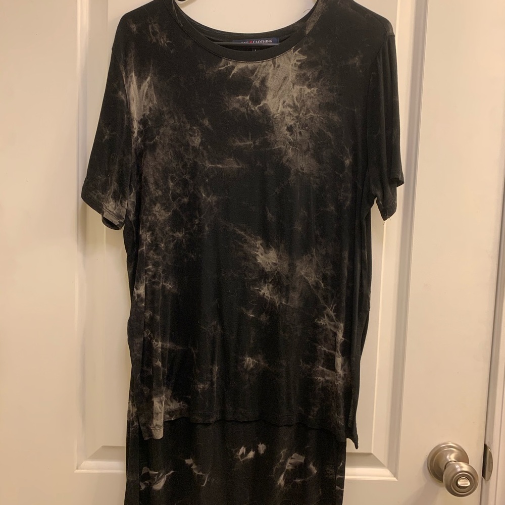 High low tye dye tee